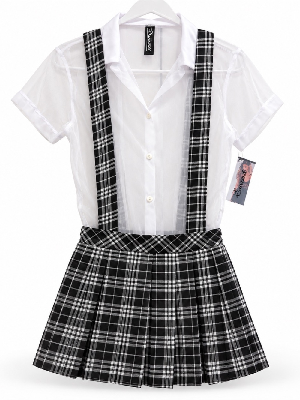 NWT Escante Suspender School Girl Costume (Style #56143)